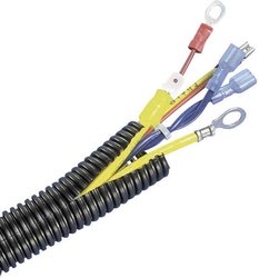 Rura osłonowa nacinana Panduit CLT150F-T20, O 38/44 mm, czarna