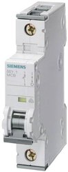 Wyłącznik, 230/400 V, Icn: 6 kA, 1P, Icu: 15 kA, B-Char, In: 16 A Wyłącznik automatyczny Siemens 5SY6116-6 5SY61166, 16 A