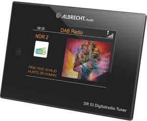 Radio Albrecht DR 53 DAB+/UKW/Bluetooth DAB, DAB+, UKW z pilotem, obsługa Spotify czarny