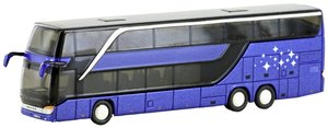 Model autobusu Minis by Lemke LC4488 N Setra Autokar S 431DT neutralny, metaliczny niebieski