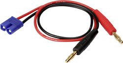 Kabel do ładowania Reely RE-6799029 [2x złącze męskie bananowe 4 mm - 1x złącze męskie EC3] 0.30 m