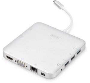 Stacja dokująca USB-C® Digitus Stacja dokująca USB-C®