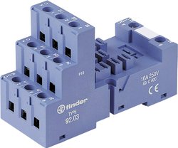 Gniazdo przekaźnika Finder 92.03 92.03, 1 szt.