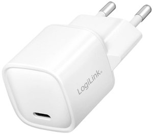 LogiLink PA0278 Ładowarka USB 20 W dom, gniazdo Maksymalne natężenie wyjściowe 3 A Ilość wyjść: 1 x złącze żeńskie USB-C (Power Delivery) USB Power Delivery (USB-PD)