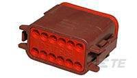 Obudowa złącza pin żeńskiego na kabel TE Connectivity DT06-12SD-C015, wire-to-wire, piny: 12, 1 szt.