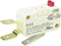 Mikroprzełącznik D449-V3AA 250 V/AC 10 A 1 x wł/(wł) ZF  chwilowy 1 szt.