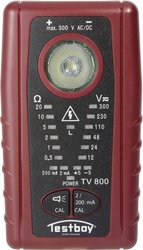 Tester ciągłości Testboy TV 800 CAT III 300 V