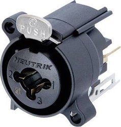 Gniazdo montażowe Neutrik Combo NCJ 6 FA-V, 7pin