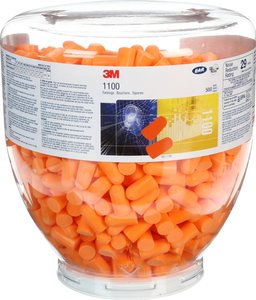 Zestaw uzupełniający zatyczek do uszu 3M 1100B, 35 dB, 500 par(a)
