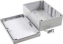 Obudowa uniwersalna Hammond Electronics 1555VA2GY, (D x S x W) 240 x 160 x 90 mm, poliwęglan, 1 szt.