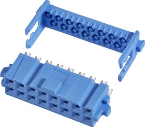 TE Connectivity 1658526-8 Listwa pin - żeńska  Siatka: 2.54 mm Ilośc pinów: 14 Ilość rzędów: 2 1 szt.