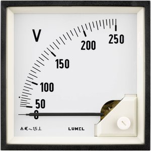 Lumel EA19 500V Miernik do zabudowy 96 x 96 mm  500 V/AC ruchoma sztabka