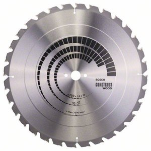 Tarcza tnąca z węglików spiekanych Bosch Accessories Construct Wood 450 x 30 x 3.8 mm 1 szt.