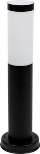Heitronic 37411 LARISA Lampa na cokół E27, max.12W LED, czarna, IP44 Lampa zewnętrzna, stojąca Heitronic LARISA 37411   IP44
