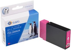 G&G Tusz Zamiennik Canon PGI-1500M XL Magenta  atrament G&G NP-C-1500XLM 1C1500M, 1 szt.