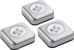 Müller-Licht 400136  Lampka przenośna Zestaw 3-elementowy  LED srebrny