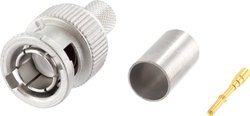 Złącze HDTV-BNC Telegärtner J01002A0056 J01002A0056 złącze męskie proste 75 Ω 1 szt.