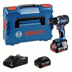 Wiertarko-wkrętarka akumulatorowa Bosch Professional GSR 18V-90 C 06019K6004 18 V 4.0 Ah zaw. 2 akumulatory, zaw. ładowarkę, zaw. walizkę