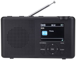 Radio Reflexion TRA23DAB/GR DAB+, DAB, UKW wielokrotne ładowanie antracytowy, szary