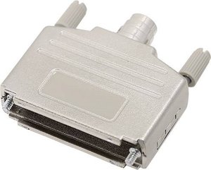 Obudowa złącza D-SUB encitech DPPK-M-25-K 6260-0105-03, tworzywo sztuczne, metalizowane, 180 °, 1 szt.