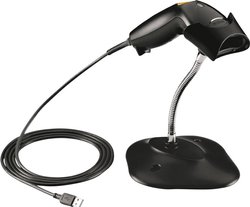 Skaner kodów kreskowych 1D LS1203, antracytowy, USB-Kit, ze stojakiem Skaner kodów kreskowych Motorola LS1203, USB