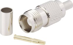 Złącze TNC TRU COMPONENTS  1579329 złącze żeńskie proste 50 Ω 1 szt.