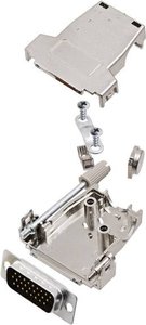 Zestaw listew męskich D-Sub encitech DSSK15-M-HDP26-K 6355-0085-02, rzędy: 3, styki: 26, 45 °, 180 °, 1 szt.