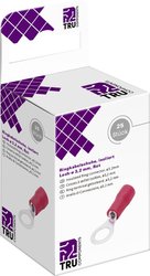 Końcówki kablowe oczkowe, izolowane - czerwone, 0,5mm² - 1,5mm², otwór Ø 3,2mm, 25 szt. TRU COMPONENTS T2010C282 Końcówka oczkowa 25 szt.
