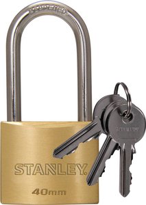 Kłódka STANLEY 81113 371 401 40 mm    z zamkiem kluczykowym