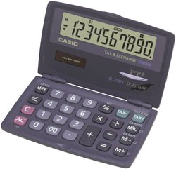 Casio SL-210TE  Kalkulator kieszonkowy antracytowy Wyświetlacz: 10 energią słoneczną, bateryjne (S x W x G) 120 x 12.5 x 73 mm