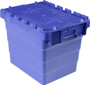 Skrzynia z pokrywą VISO  DSW 4332  (S x W x G) 400 x 320 x 300 mm niebieski 1 szt.
