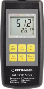 Miernik wilgotności/temperatury i przepływu Greisinger GMH 3331 Miernik wilgotności (higrometr) Greisinger GMH 3331