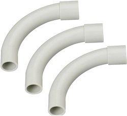 Rura instalacyjna Heidemann 13167 kątowa EN20 3szt.  Szara