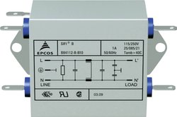 Filtr szumów TDK B84112BB30, 250 V/AC, 3 A, 10 mH