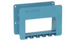 Zwiń łatwo na ściennym uchwycie węża, bez splątań i węzłów Uchwyt ścienny na wąż GARDENA Blau 00238-20