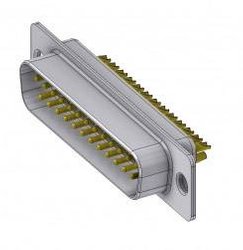 Złącze męskie D-Sub Deltron Connectors DT 25 PZ/2, rzędy: 2, styki: 25, 180 °, 1 szt.