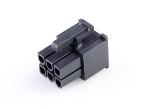 Obudowa złącza pin żeńskiego na kabel Molex MOL Power & Signal Sol. 455590002, piny: 6, 9 A, 1 szt.