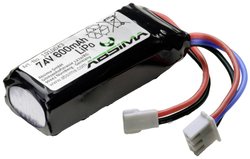 Dodatkowa bateria litowo-polimerowa do serii Absima 1:18 Micro Crawler Pakiet akumulatorów (LiPo) Absima 1010043 7.4 V 600 mAh