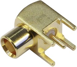 Złącze MCX Telegärtner J01271A0161 J01271A0161 złącze żeńskie do wbudowania pionowego 50 Ω 1 szt.