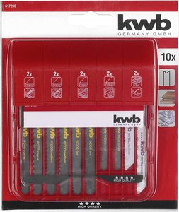 Zestaw brzeszczotów KWB, 10-częściowy kwb  617230 1 szt.