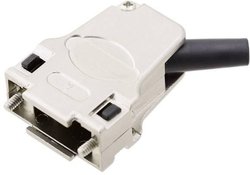 Obudowa złącza D-SUB encitech D45ZF09-RG-K 7960-0206-11, metal, 45 °, 1 szt.