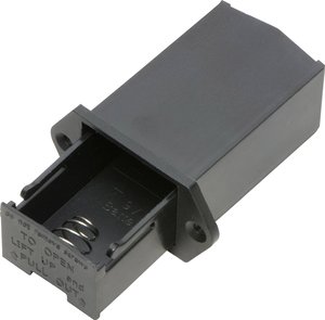 Uchwyt baterii 1x bateria blokowa 9 V Złącze do lutowania TRU COMPONENTS SBH-9V-COM Komora baterii TRU COMPONENTS SBH-9V-COM 1 x Blok. 9 V , Połączenie lutowane