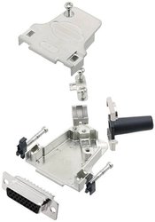 Zestaw listew żeńskich D-Sub TRU COMPONENTS TCD45ZF15HDS26K 7709924, rzędy: 3, styki: 26, 45 °, 1 szt.