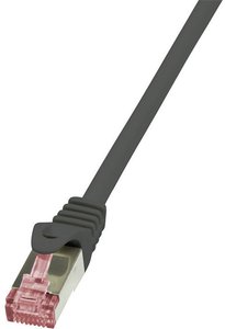 Kabel LAN LogiLink CQ2093S, 1 szt., RJ45, CAT 6, S/FTP, 10.00 m, czarny