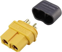 Złącze żeńskie akumulatora XT60 Reely RE-6702318 pozłacane 1 szt.