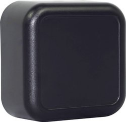 Obudowa czujnika pokojowego w kolorze czarnym: Obudowa do czujnika CO2, czujnik temperatury itp. Obudowa uniwersalna Camdenboss CBRS, ABS, czarny, (D x S x W) 51 x 51 x 25.5 mm, 1 szt.