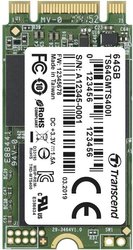 Dysk wewnętrzny SSD SATA M.2 2242 64 GB Transcend MTS400I SATA 6 Gb/s Przemysłowy