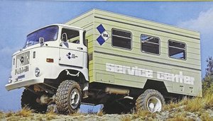 Model pojazdu rolniczego Schuco 450786100 Spur 1 IFA Serwis samochodów dostawczych W50