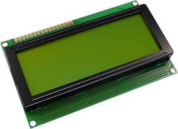 Wyświetlacz LCD Display Elektronik DEM20486SYH-LY  żółto-zielony 20 x 4 Pixel (S x W x G) 98 x 60 x 11.6 mm