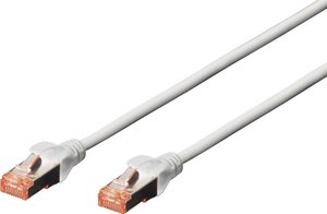 Kabel LAN RJ45, Digitus DK-1644-100 DK-1644-100, S/FTP, CAT 6, 10.00 m, szary